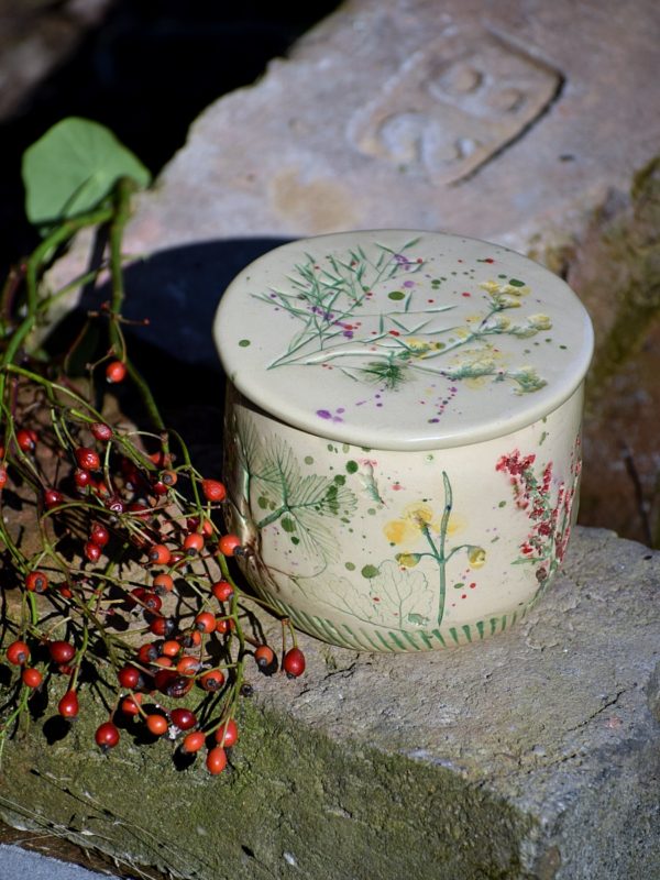 Maselniczka wodna „Z Łąki”. (French butter dish) - obrazek 3
