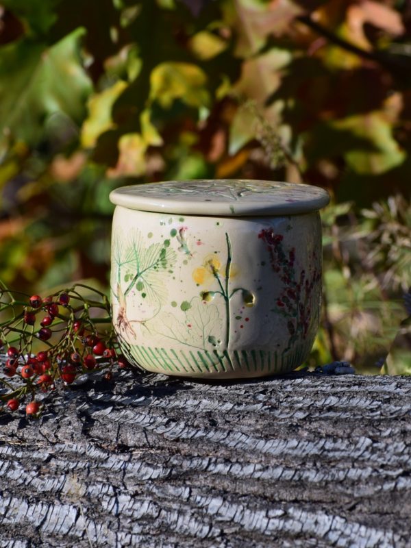 Maselniczka wodna „Z Łąki”. (French butter dish) - obrazek 9