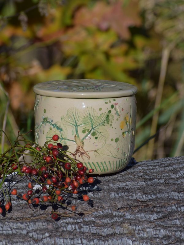 Maselniczka wodna „Z Łąki”. (French butter dish) - obrazek 7
