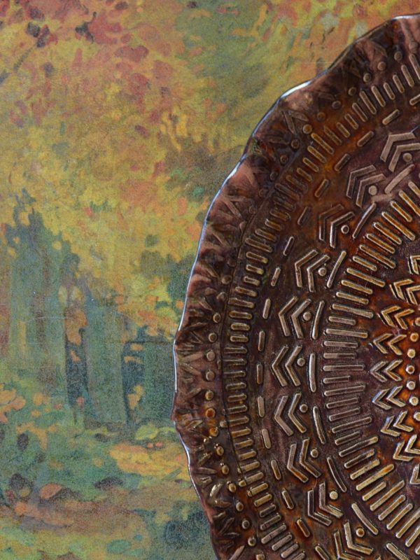Miodowa patera.