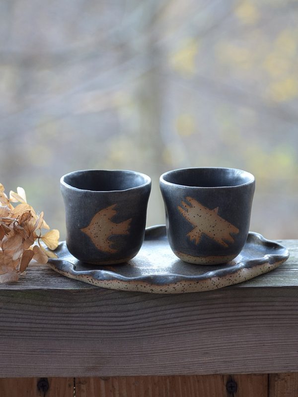 "Ptasie" czarki do espresso. - obrazek 2