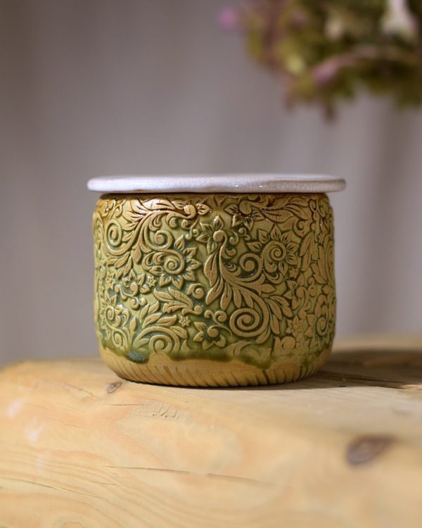 Maselniczka wodna francuska (French butter dish) "Z Kogutem". - obrazek 6