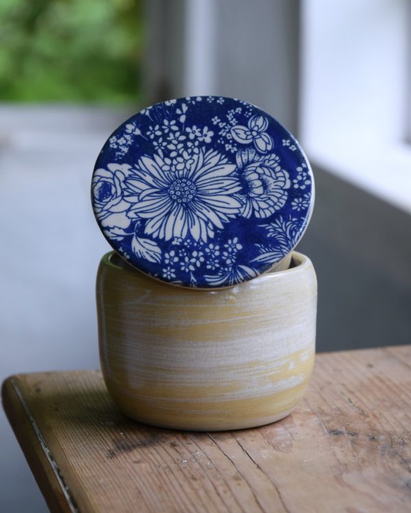 Maselniczka wodna francuska (French butter dish). - obrazek 3